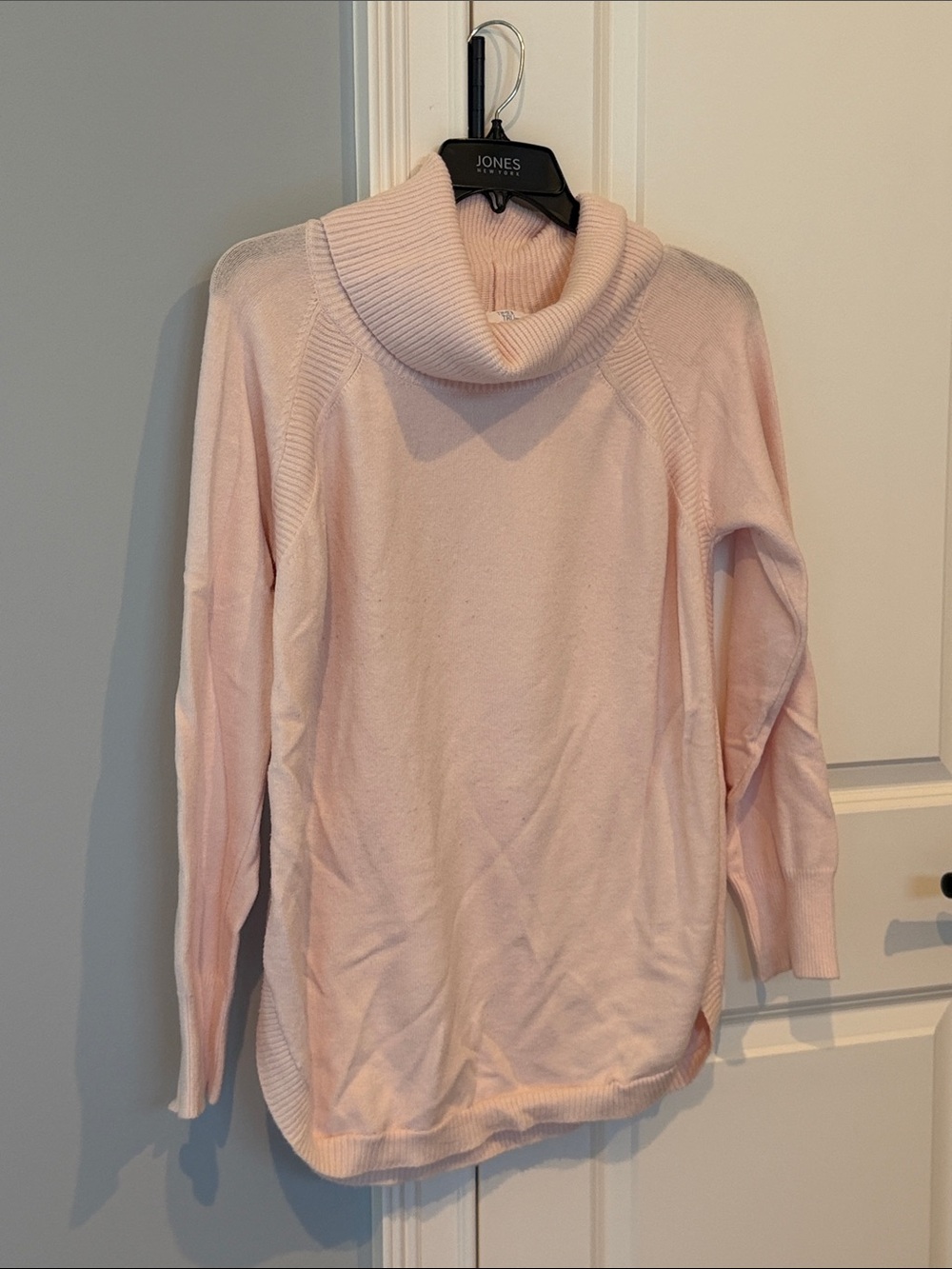 Light Pink Cowl Neck Sweater